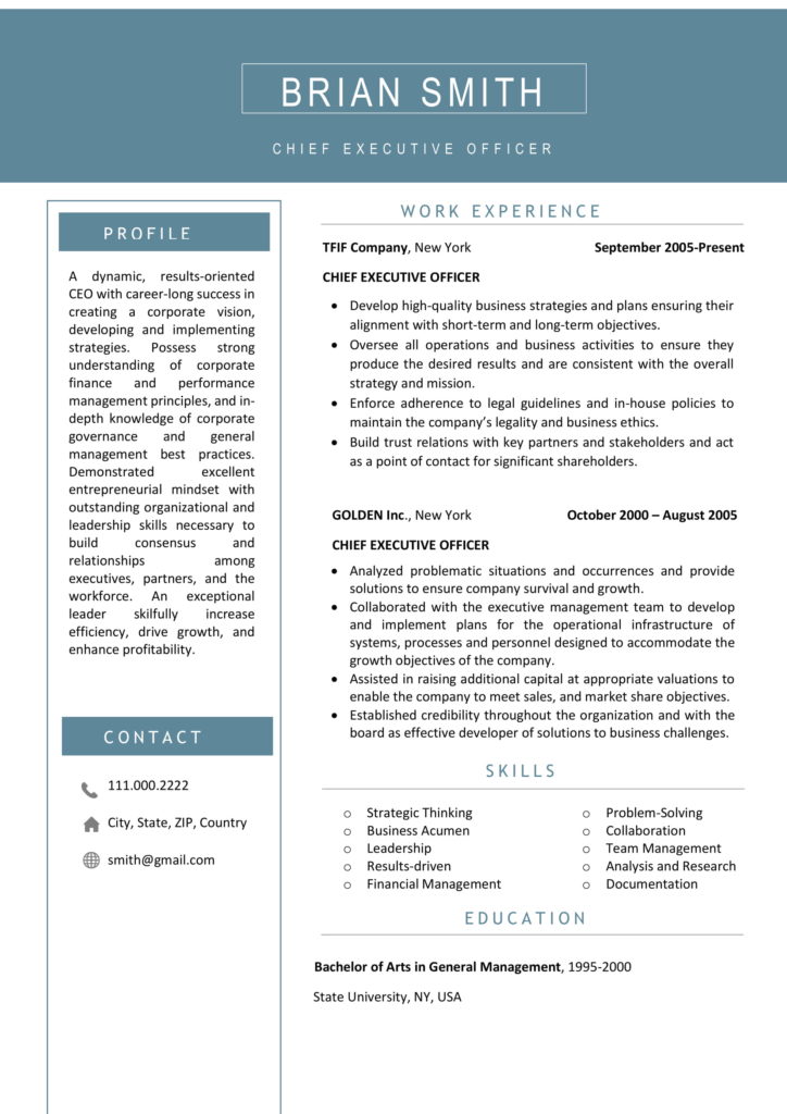 resume writing service website