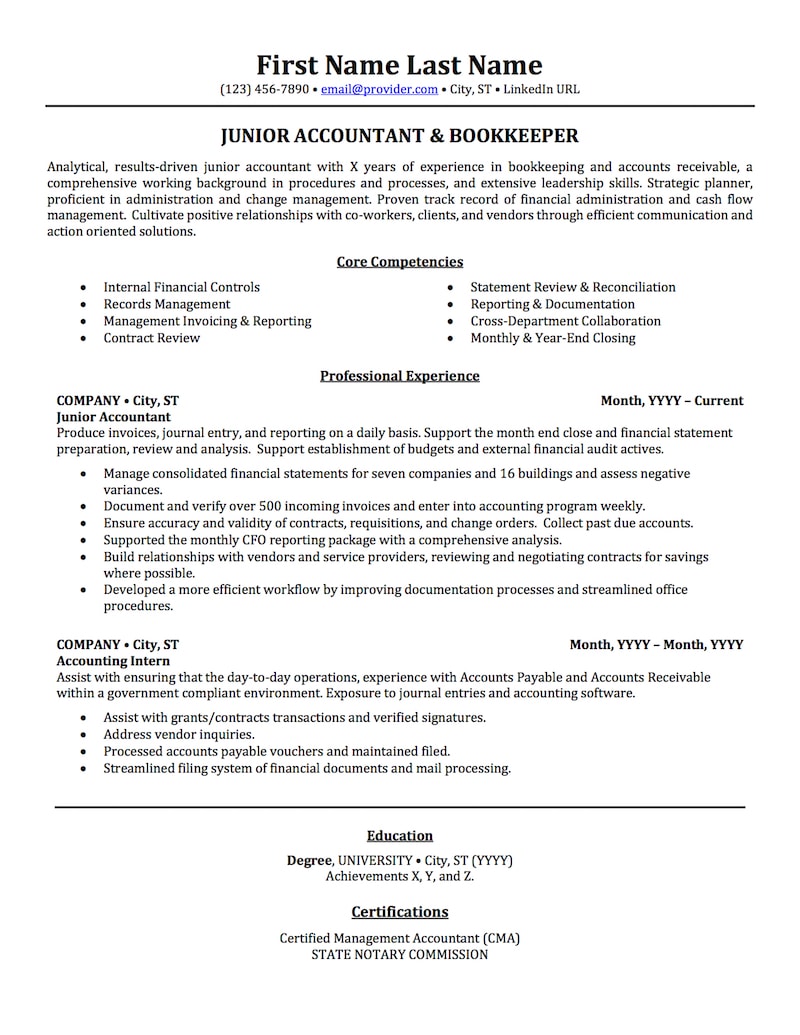 Administrator doc resume summary system